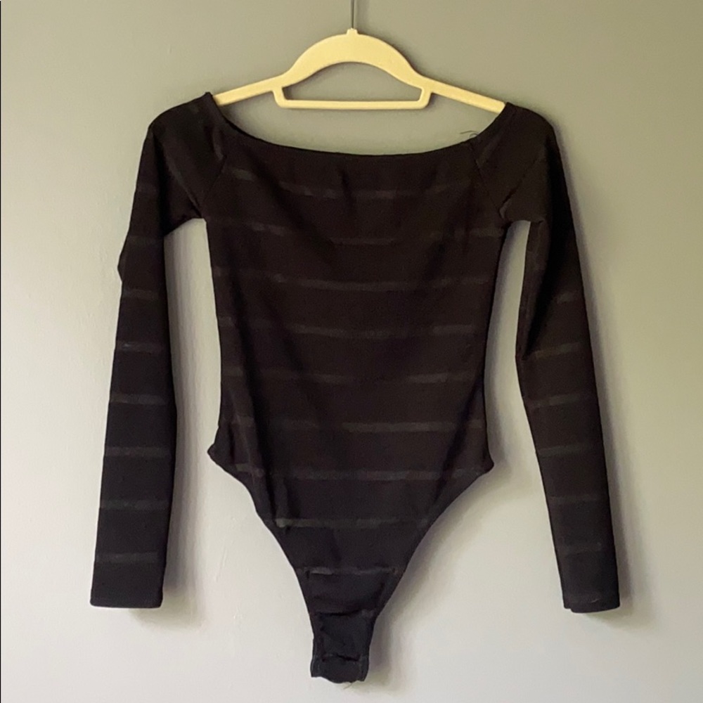 Missguided Black Bodysuit